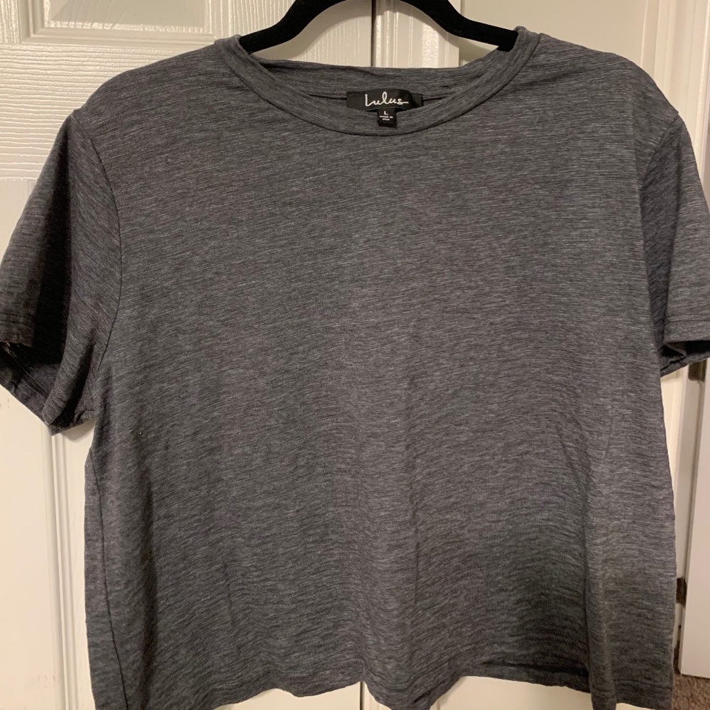 Low Maintenance Charcoal Grey Short Sleeve Tee
